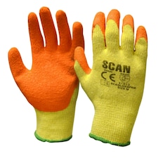 Knitshell Latex Palm Gloves - L (Size 9) - SCAGLOKS N/A