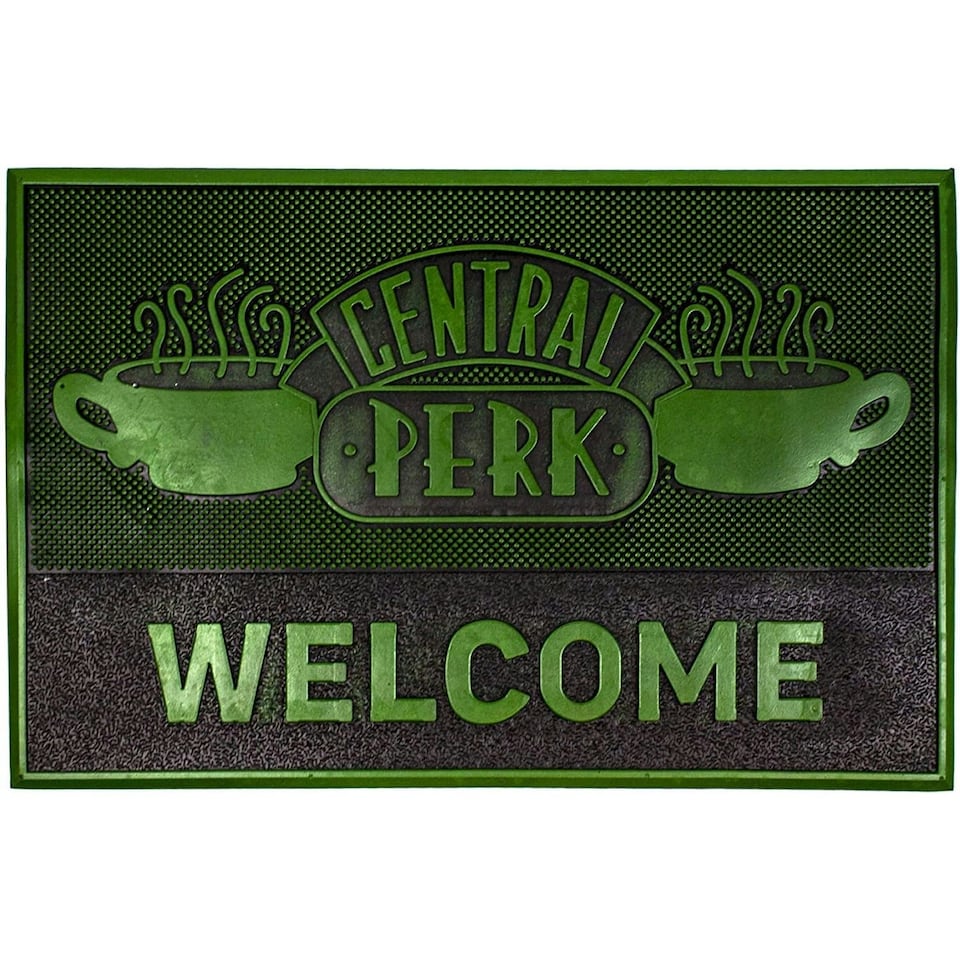 image 1 of Friends Rubber Central Perk Door Mat - Green - One Size