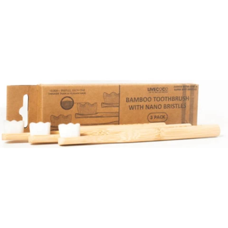 image 1 of 3 Nano Bristles Bamboo Toothbrushes (Kids)