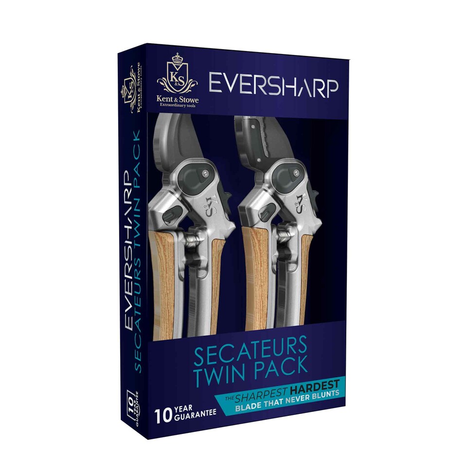 image 1 of Kent & Stowe Eversharp Premium Secateurs Duo Gift Set | Brown