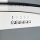 image 3 of SIA CGH60WH 60cm White Curved Glass Chimney Cooker Hood Kitchen Extractor Fan