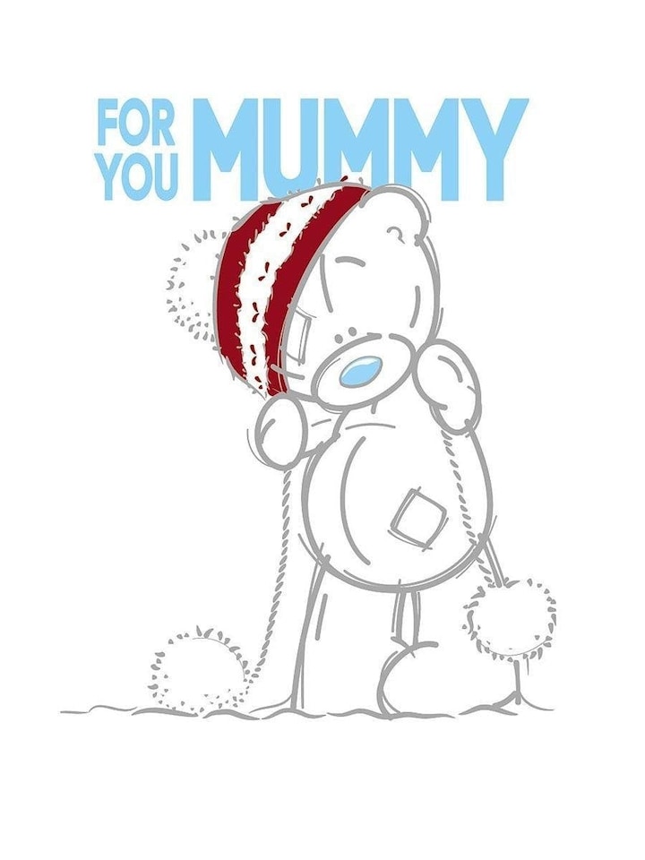 image 1 of Mummy Sketchbook Me to You Bear Christmas Card