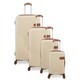image 2 of IT Luggage Clarify Creme 4pc Suitcase Set with TSA Lock Cream