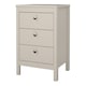 image 3 of Madrid Bedside Table 3 Drawers in Cashmere N/A