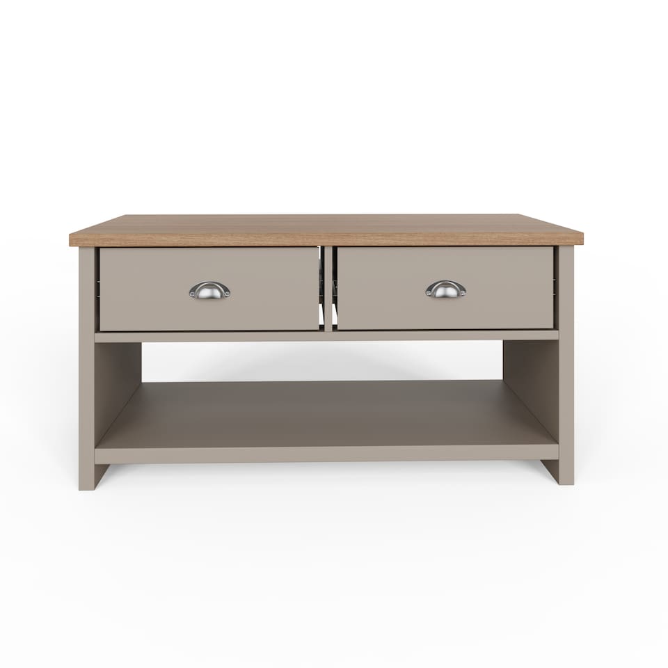 image 1 of Lancaster 2 Drawer Coffee Table