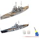 image 2 of Revell First Diorama Bismarck Battle HMS King George V Model Kit Scale 1 1200
