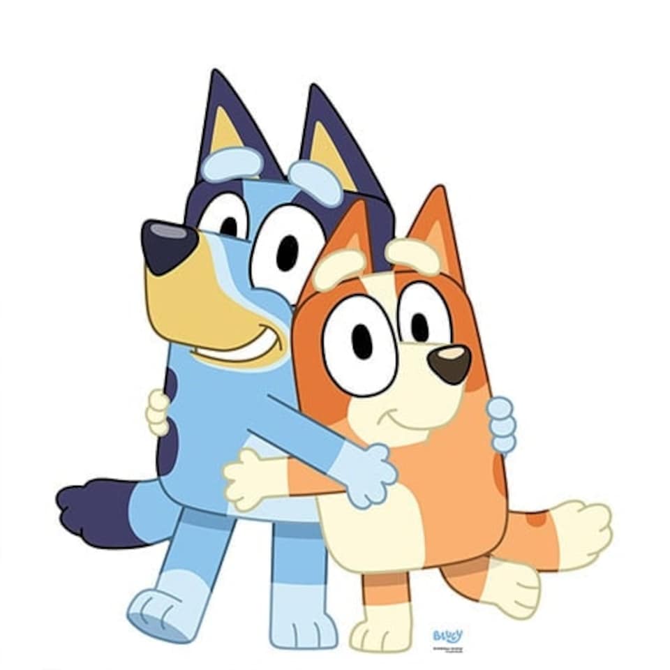 Bluey and Bingo Star Mini Cardboard Cutout 91cm