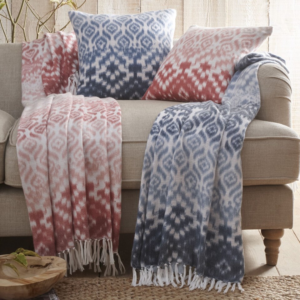 image 1 of Appletree Sakari Filled Cushion Blue