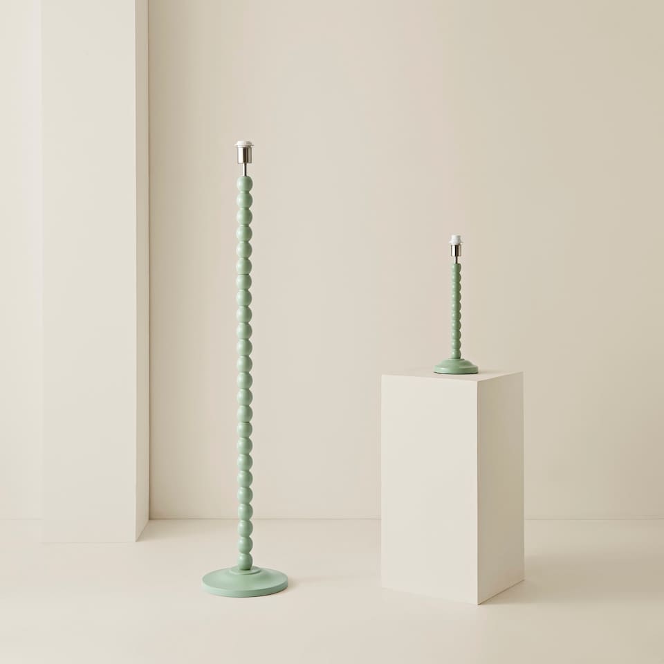 image 1 of ValueLights Bobbles Sage Green Floor Lamp Base | Green