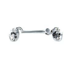 Securit Chrome Cabin Hook - Silver - 100mm