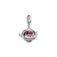 image 1 of Official Harry Potter Sterling Silver Love Potion Slider Charm With Crystal HPSC0235-SC