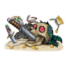 Fatal Treasure Peel-N-Place Decoration