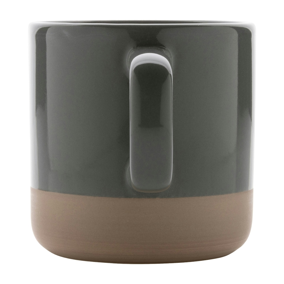 image 1 of XD Collection Glazed Ceramic 360ml Mug - Grey - One Size