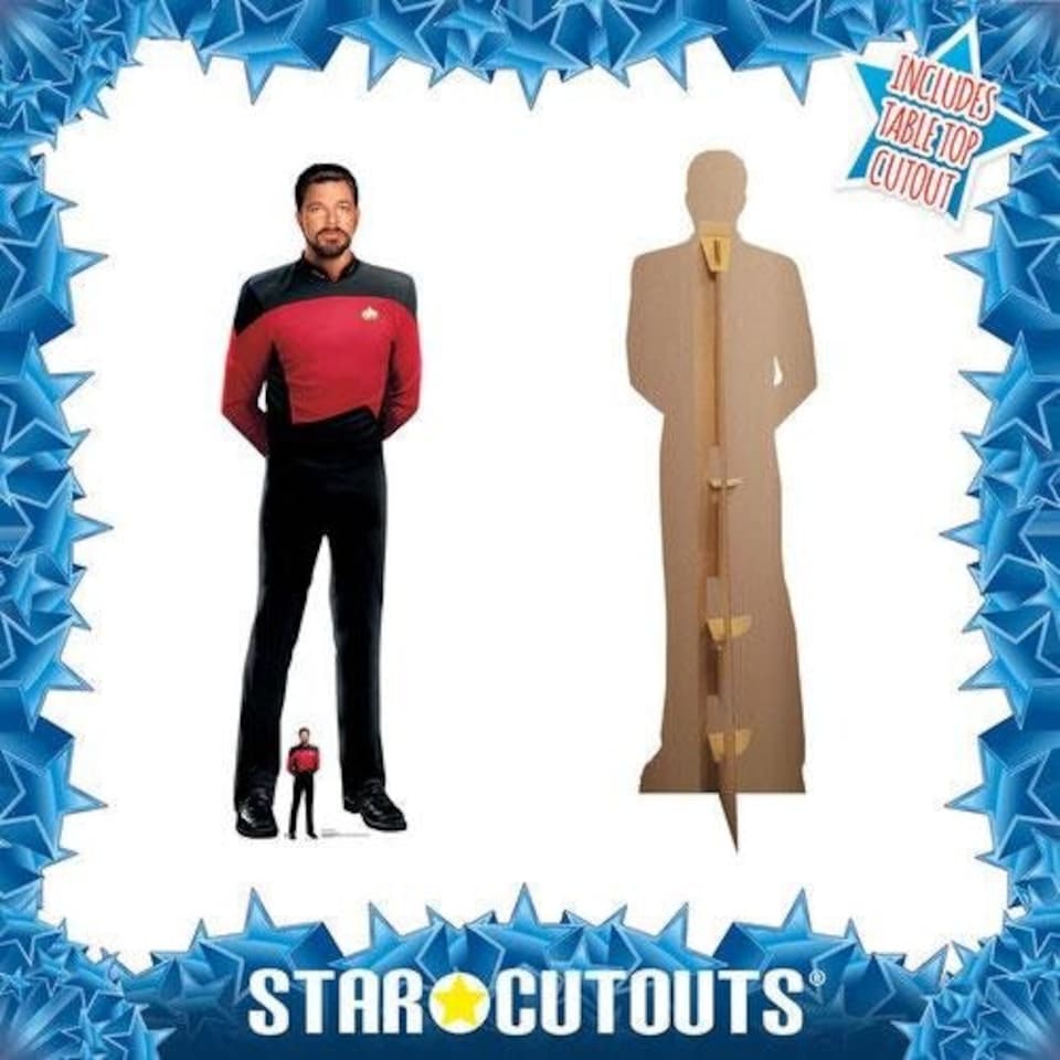 image 1 of William T. Riker Star Trek: The Next Generation Jonathan Frakes Lifesize Cardboard Cutout 192cm