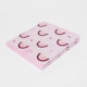 image 5 of OHS Kids 2 Pack Rainbow Print Folding Storage Cube Boxes, 27x27cm - Blush Pink