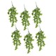 image 1 of Pack of 6 x Hanging UV and Fire Resistant Artificial Boston Fern Plant 75cm