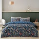 image 1 of Catherine Lansfield Enchanted Twilight Animals Reversible Duvet Cover Set | Blue | Navy Blue