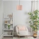 image 3 of ValueLights Torbery Set of 3 Blush Nesting Ceiling Light Shades