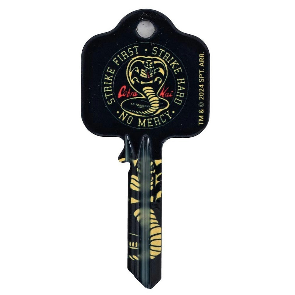 image 1 of Cobra Kai Blank Key - Black/Multicoloured - One Size