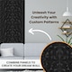 image 7 of NOVECRAFTO Decorative 3D Wall Panels (50cm x 50cm) Diamond Prestige Design PVC Cladding Panel