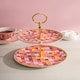 image 2 of Maxwell & Williams Cake Stand Pink Ceramic Tiered