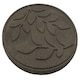 image 4 of Eco-Friendly Garden Stepping Stones - Leaf Brown (Pack of 4)