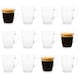 image 1 of LAV Vega Glass Coffee Cups - 350ml - Pack of 12 Clear