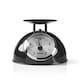 image 4 of Melissa Retro Mechanical Kitchen Scales, with Large Dial and Removable Stainless Steel Bowl, 5kg Capacity, 25g Accuracy - Black