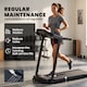 image 4 of HOMCOM Treadmill 1.5HP Electric Motorised Running Machine w/ LED Display