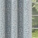 image 3 of Enhanced Living Sherwood 100% Blackout, Thermal Ice Blue Curtains with Eyelet Header (PAIR) - 46x72 inch (117x183cm)