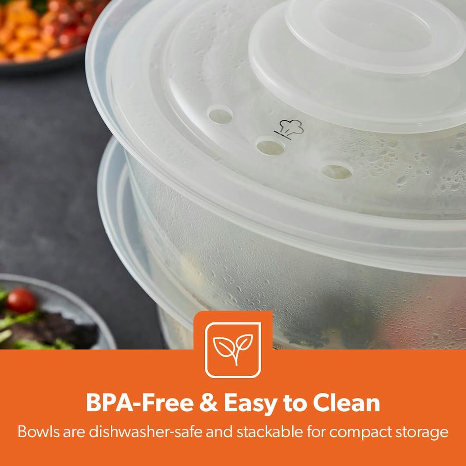 image 1 of GEEPAS 3-Tier Food Steamer, 12L Capacity