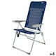 image 1 of Beach Chair Aktive Slim Foldable Navy Blue 47 x 107 x 66 cm (4 Units) N/A
