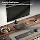 image 5 of VonHaus Adjustable Vertical Dual Monitor Stand for 13-32" Screens