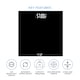 image 2 of Get Fit Digital Weighing Bathroom Scale - Lcd Display & Automatic On / Off - Room Temperature & Battery Health Indicator | Black | 29x29cm | 1