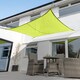 image 2 of 6m x 5m Rectangle Waterproof Lime Sun Shade Sail