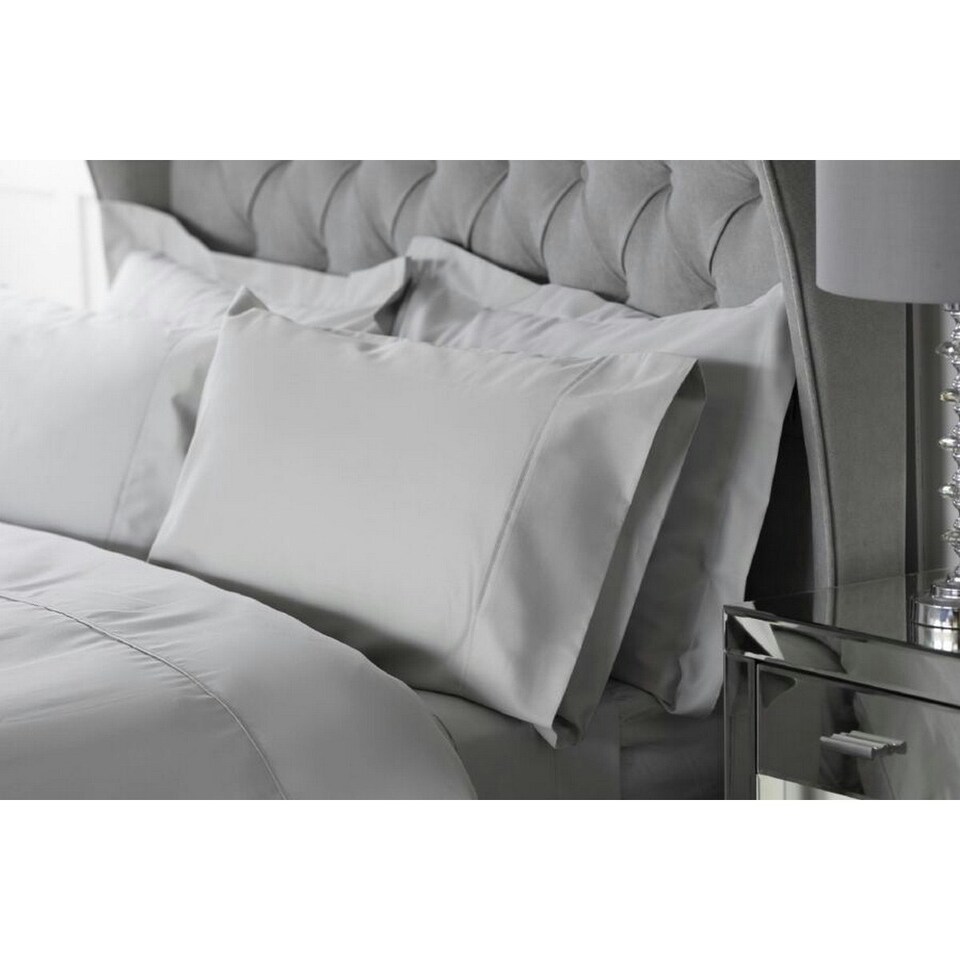 image 1 of Belledorm Bamboo Fitted Sheet - Platinum - Double