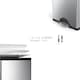 image 5 of Simplehuman 46L Rectangular Recycling Kitchen Pedal Bin, Brushed Stainless Steel