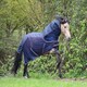 image 1 of Rhinegold Mombasa Fly Rug + Neck Cover Blue | Size: 7ft 3
Colour: Navy Blue