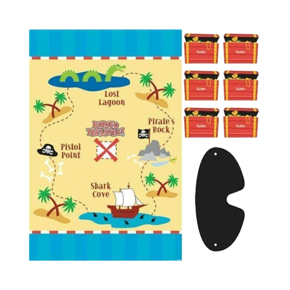 Amscan Pirate Party Game - Multicoloured - One Size