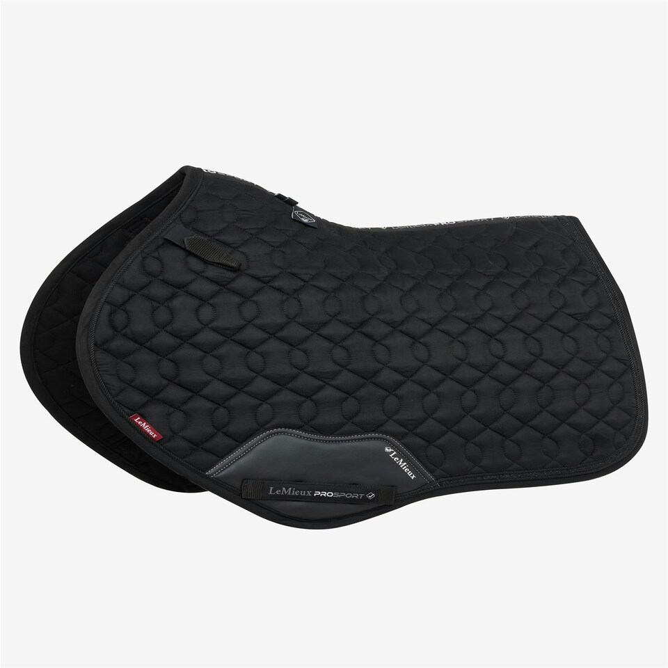 image 1 of LeMieux Crystal Suede Close Contact Pad Blue | Small/Medium