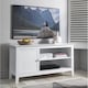 image 1 of Karlstad Low Sideboard with Storage in White