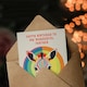 image 3 of Wonderful Rainbow Stripes Colourful Zebra Partner Birthday Card