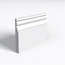 Pack of 15 (Total 15 Units) - Moisture Resistant MDF Primed Kensington Skirting Board - 18mm (T) x 69mm (H) x 4200mm (L)