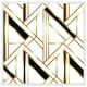 image 1 of Golden art deco (Picture Frame) White | L