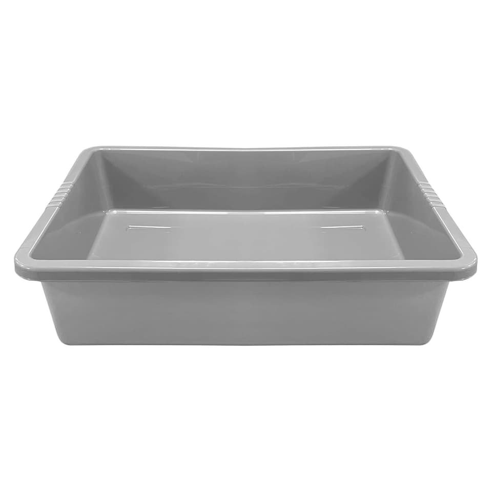 image 1 of 1 x Rectangular Indoor Outdoor Grey Deep Storage Multipurpose Household Tray Grey