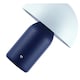 image 8 of Modern Rechargeable Mushroom Table Lamp in Midnight and Nova Blue - Touch Dimmer | Blue
