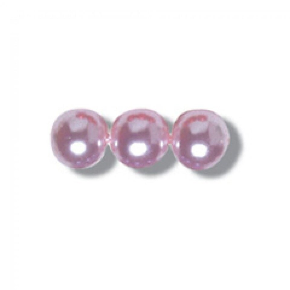 Trimits Pink Round Pearl Beads Bulk Pack for Embroidery & Jewellery Making - per value pack of 3