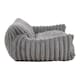 image 3 of Living and Home Plush Pet Sofa Bed with Removable Cover, Soft Cushion for Cats & Dogs | Grey | L