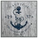 image 3 of Anchor print on wood (Picture Frame) Brown | XL