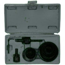 11pc Hole Saw Set Drill Arbor 19 - 64mm Cutter Round Circular Cut Wood Metal